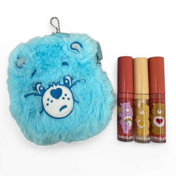 Care Bears x Sheglam Share A Smile Lip Set Matte Lipstick and Lipgloss - Picture 2 of 12